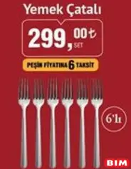 HİSAR YEMEK ÇATALI 6'LI